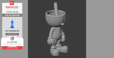 Cuphead - Cuphead Figurine - Character Figure STL