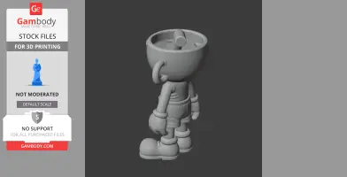 Cuphead - Cuphead Figurine - Character Figure STL