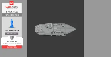 Assault Amphibious Vehicle - Tank Model STL