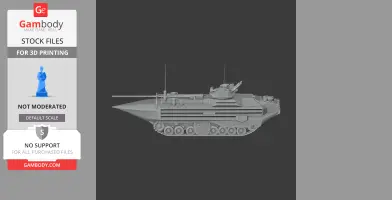Assault Amphibious Vehicle - Tank Model STL