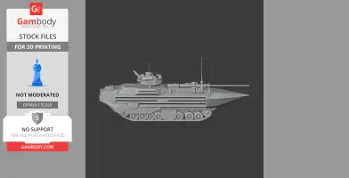 Assault Amphibious Vehicle - Tank Model STL