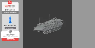 Assault Amphibious Vehicle - Tank Model STL