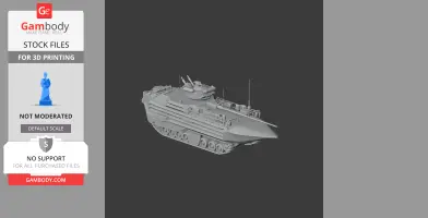 Assault Amphibious Vehicle - Tank Model STL