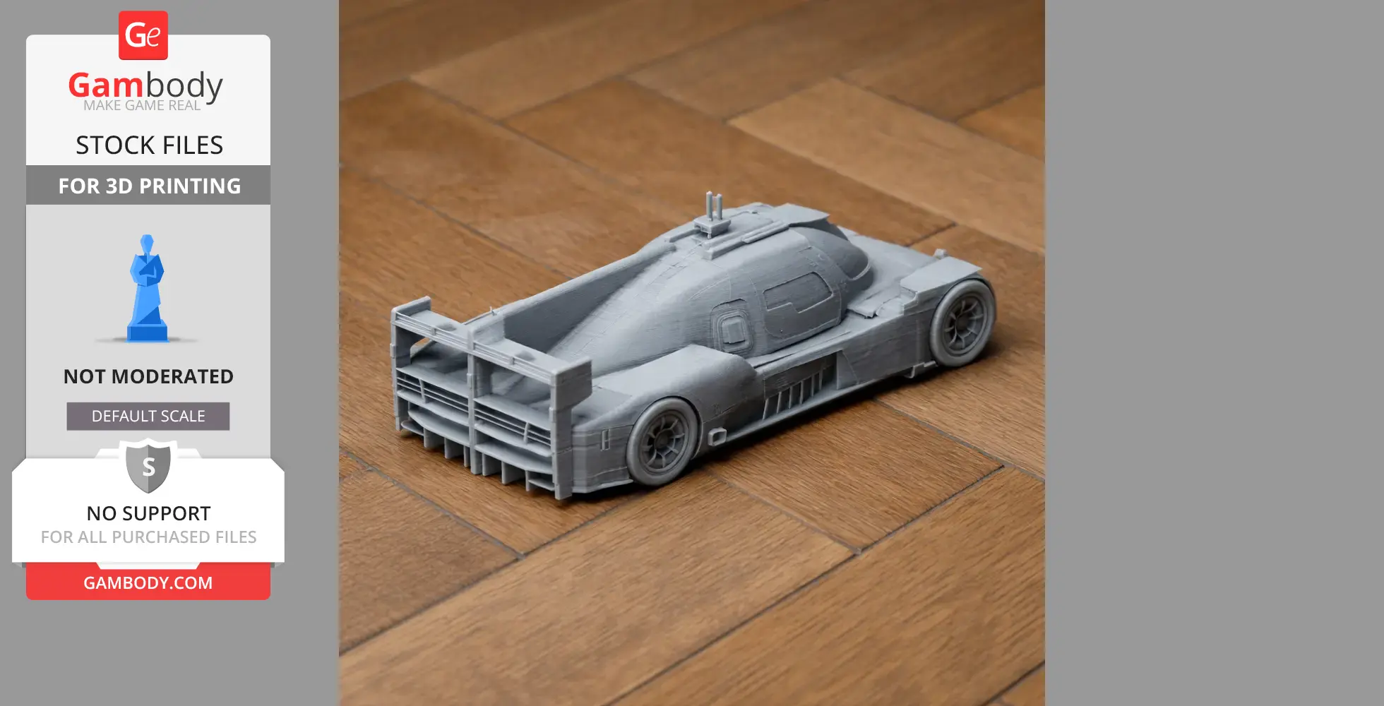 BR Engineering BR1 - Scale Vehicle STL