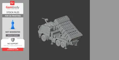 Astros II MLRS - Tank Model STL