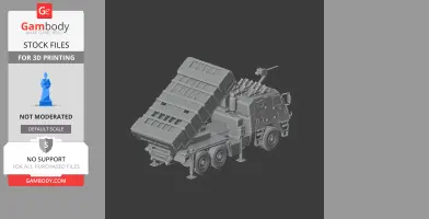 Astros II MLRS - Tank Model STL