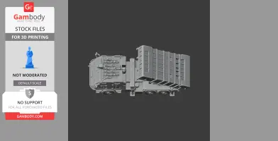 Astros II MLRS - Tank Model STL