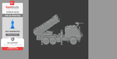 Astros II MLRS - Tank Model STL