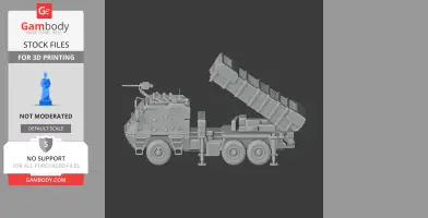 Astros II MLRS - Tank Model STL