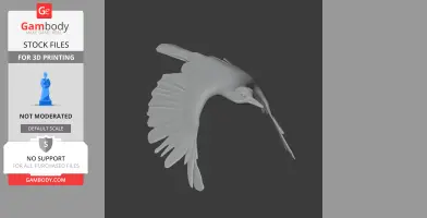 Andean flicker - Prehistoric Animal STL