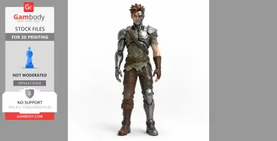Cyborg - Terraria Figurine - Character Figure STL