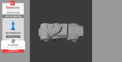 Autoblindo Fiat-Ansaldo - Tank Model STL