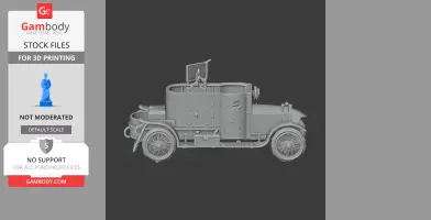 Automitrailleuse Minerva - Tank Model STL