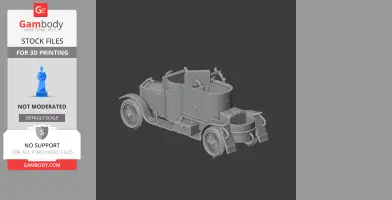 Automitrailleuse Minerva - Tank Model STL