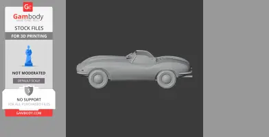 Bristol Bullet (automobile) - Scale Vehicle STL