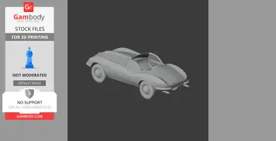 Bristol Bullet (automobile) - Scale Vehicle STL