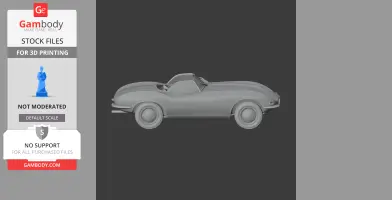 Bristol Bullet (automobile) - Scale Vehicle STL