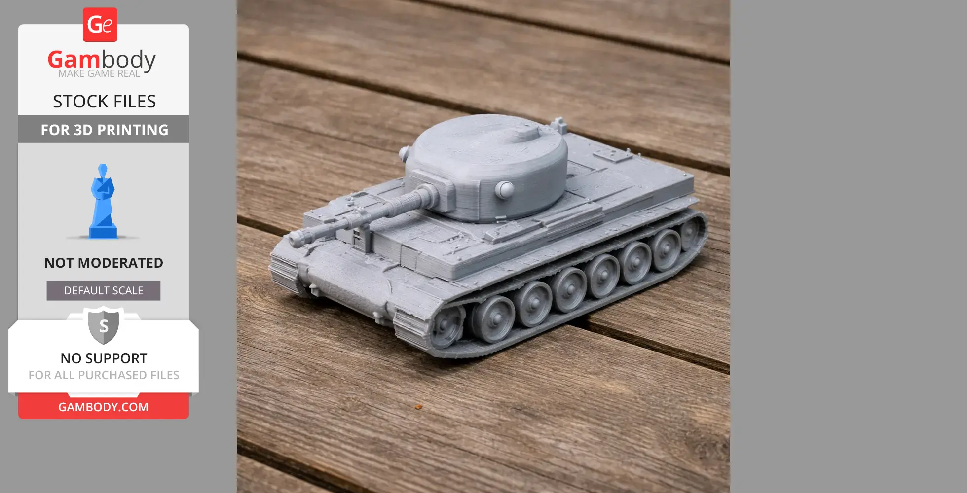 Avenger (tank) - Tank Model STL