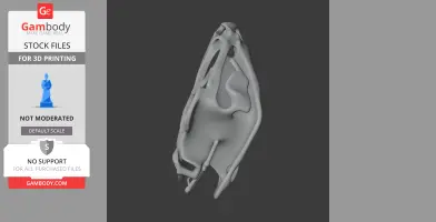 Carcharodontosaurus Skull - Skull Replica STL