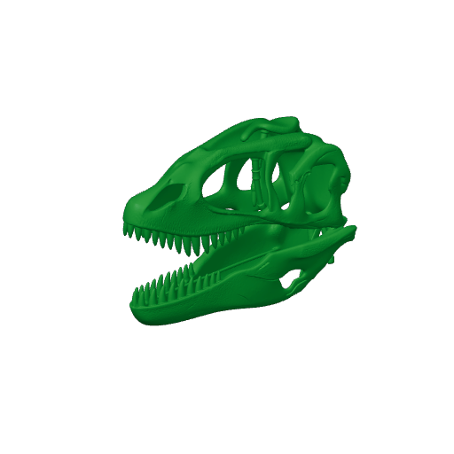 Carcharodontosaurus Skull.3mf