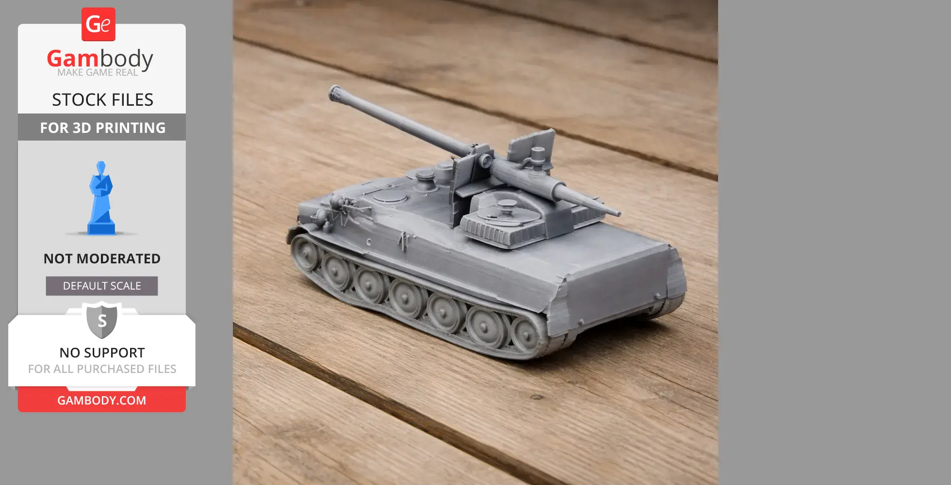 AZP S-60 - Tank Model STL