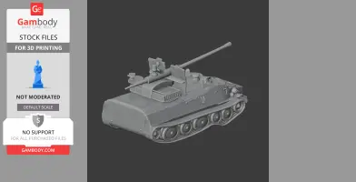 AZP S-60 - Tank Model STL