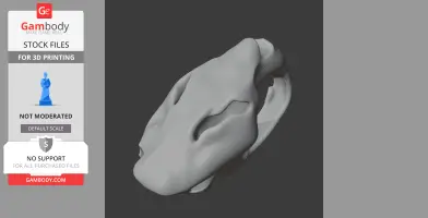 Castoroides Skull - Skull Replica STL