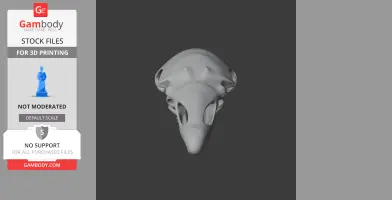 Cathartesaura Skull - Skull Replica STL