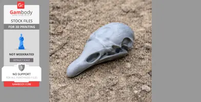 Cathartesaura Skull - Skull Replica STL