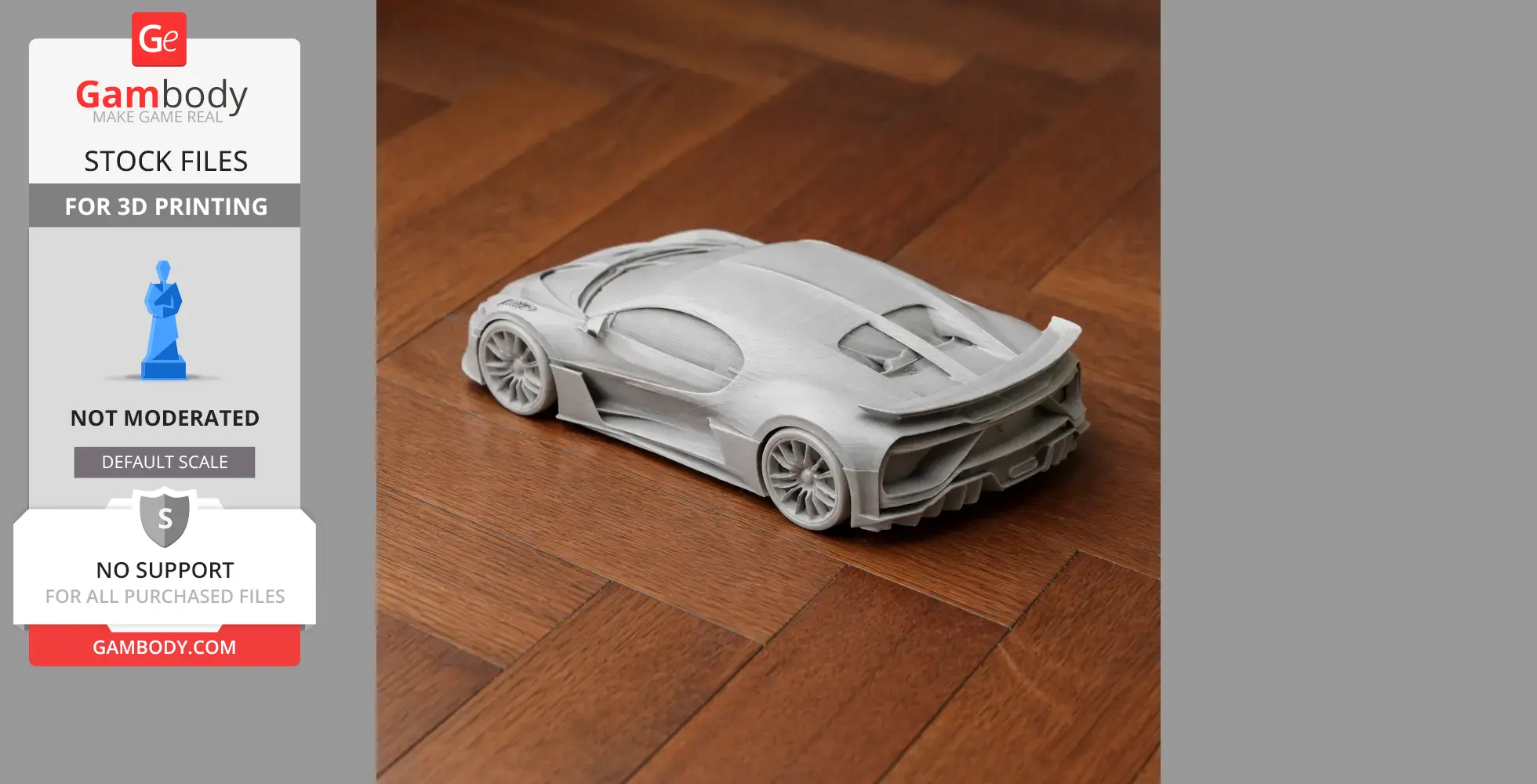 Bugatti - Scale Vehicle STL