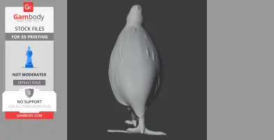 Andean tinamou - Prehistoric Animal STL
