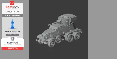 BA-6 - Tank Model STL