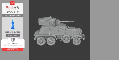 BA-6 - Tank Model STL