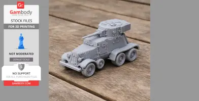 BA-6 - Tank Model STL