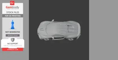 Bugatti Brouillard - Scale Vehicle STL