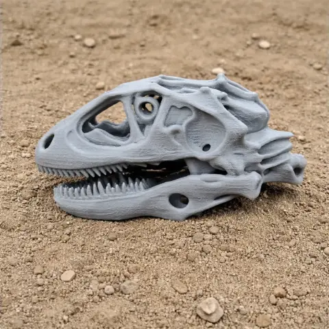 Changyuraptor Skull - Skull Replica STL