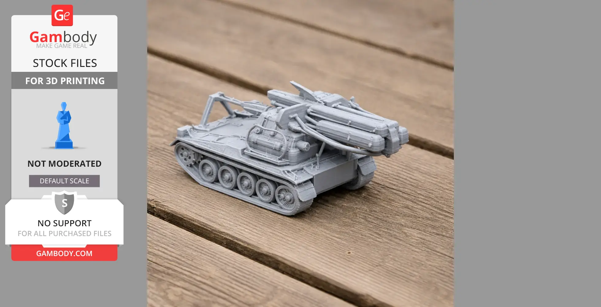 Bandkanon 1 - Tank Model STL