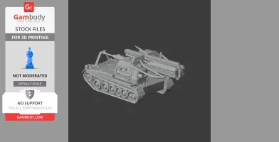 Bandkanon 1 - Tank Model STL