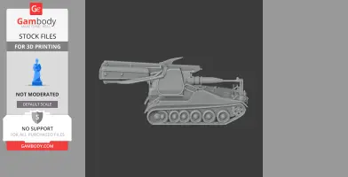 Bandkanon 1 - Tank Model STL