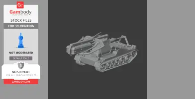 Bandkanon 1 - Tank Model STL