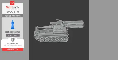 Bandkanon 1 - Tank Model STL