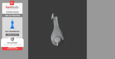 Angola cave chat - Prehistoric Animal STL