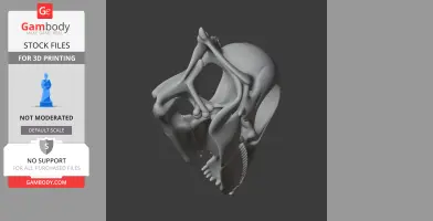 Chenanisaurus Skull - Skull Replica STL
