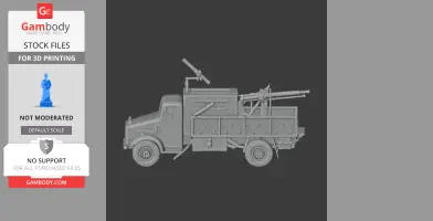 Bedford OXA - Tank Model STL