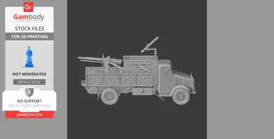 Bedford OXA - Tank Model STL