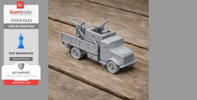 Bedford OXA - Tank Model STL