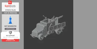 Bedford OXA - Tank Model STL