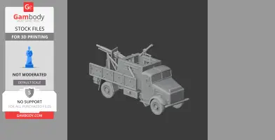 Bedford OXA - Tank Model STL