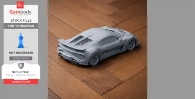 Bugatti Divo - Scale Vehicle STL