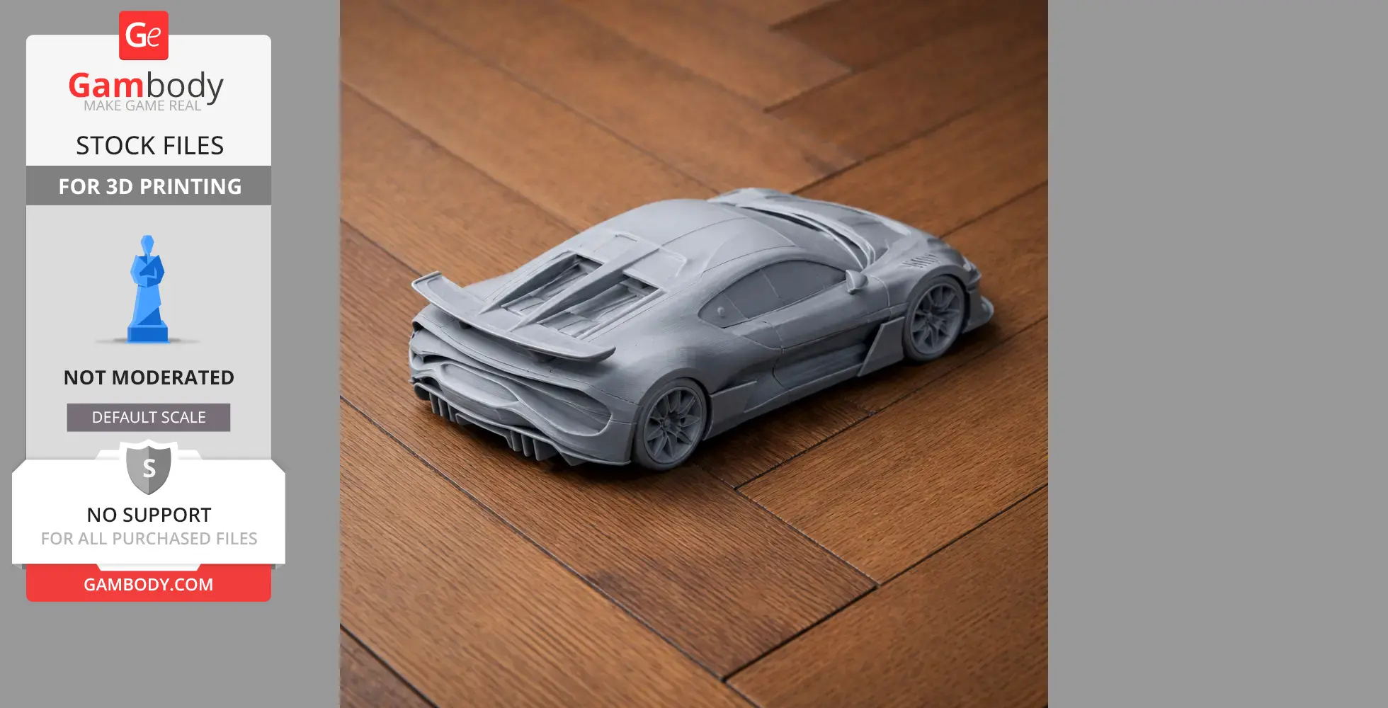 Bugatti Divo - Scale Vehicle STL